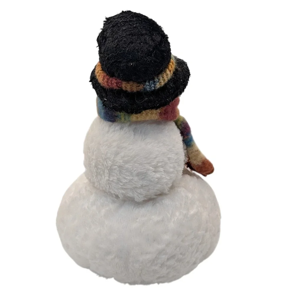 Vintage Russ Berrie Snowball Plush Snowman Christmas Scarf Holiday‎ Decor SEE